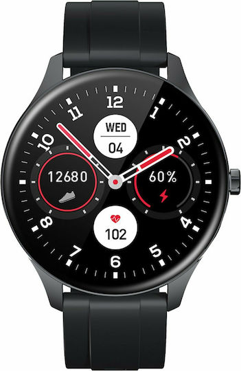 DAS.4 SL24 Smartwatch with Heart Rate Monitor (Black)