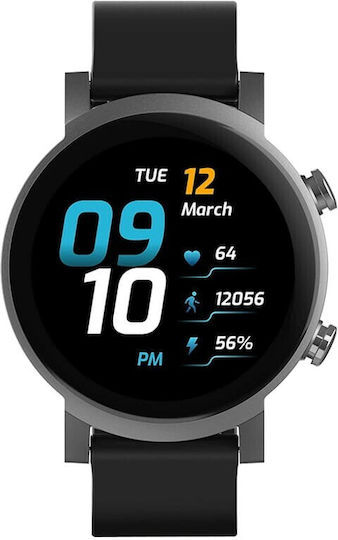 Ticwatch E3 44mm Waterproof Smartwatch with Heart Rate Monitor (Panther Black)