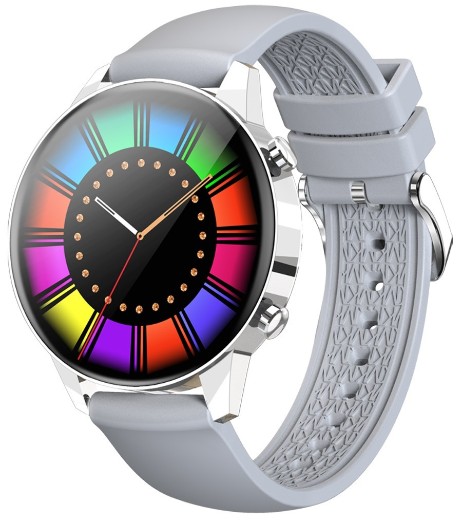 Aluminium Smartwatch with Heart Rate Monitor (Gray)