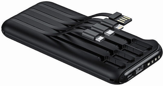 Vipfan F10 Power Bank 10000mAh with USB-A Port Black view 3