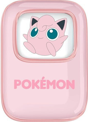 OTL Jiggly Puff Slide In-ear Bluetooth Handsfree Earphones with Charging Case Pink view 3