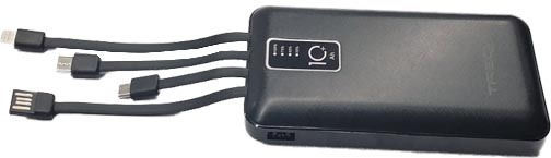 Treqa TR-931 Power Bank 10000mAh with USB-A Port Black view 4