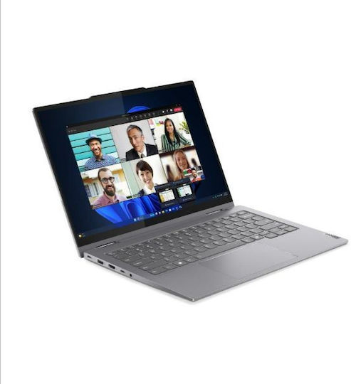 Lenovo ThinkBook 14 2-in-1 G4 IML 14" IPS FHD+ Touchscreen (Ultra 7-155U/16GB/512GB SSD/W11 Pro) Luna Grey (GR Keyboard) view 3