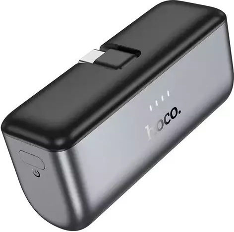 Hoco Q31 USB-C Power Bank 5000mAh Gray view 1