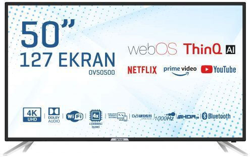 Onvo Smart Television 50" 4K UHD LED OV50500 HDR (2022)