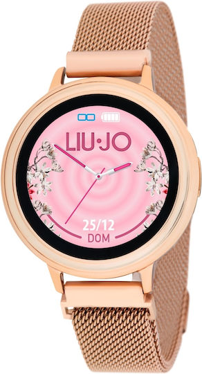 Liu Jo Eye Stainless Steel 39mm Smartwatch with Heart Rate Monitor (Rose Gold) view 1