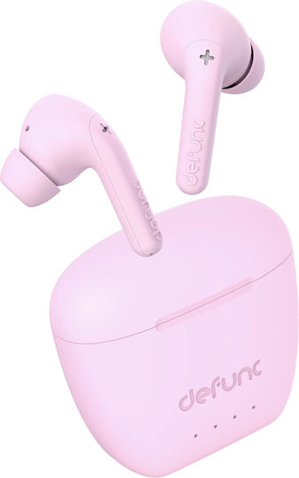 Defunc True Audio In-ear Bluetooth Handsfree Earphones with Sweat Resistance and Charging Case Pink