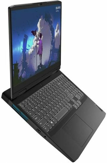 Lenovo IdeaPad Gaming 3 15ARH7 15.6" IPS FHD 165Hz (Ryzen 7-6800H/16GB/512GB SSD/GeForce RTX 3050 Ti/No OS) Onyx Grey (ES Keyboard) view 5