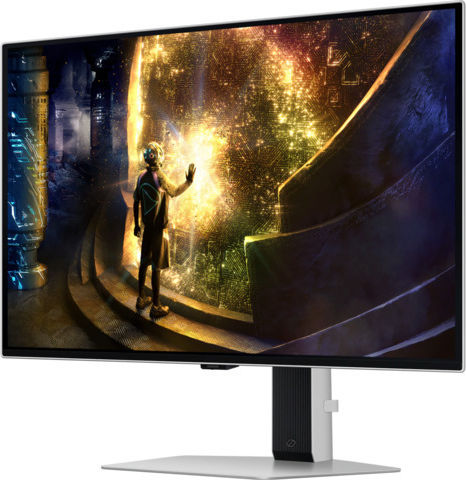 Samsung Odyssey G6 G61SD OLED HDR Monitor 27" QHD 2560x1440 240Hz with Response Time 0.03ms GTG view 2