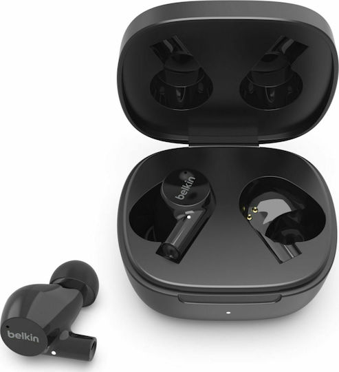 Belkin Soundform Rise In-ear Bluetooth Handsfree Earphones with Sweat Resistance and Charging Case Black