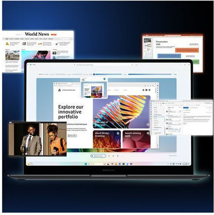 Samsung Galaxy Book5 Pro 14" Touchscreen 120Hz (Ultra 7-258V/16GB/512GB SSD/Arc Graphics 130V/W11 Pro) (UK Keyboard) view 2