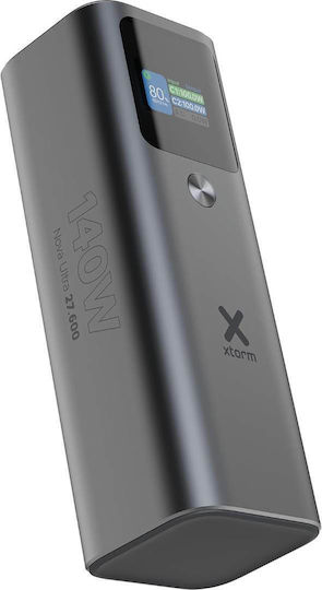 Xtorm Nova Ultra Power Bank 27600mAh 140W with USB-A Port and 2 USB-C Ports Power Delivery / Quick Charge 3.0 Gray