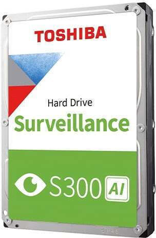 Toshiba Surveillance S300 AI 10TB HDD Hard Drive 3.5" SATA III 7200rpm with 512MB Cache for Recorder MG10ADA10TE-V