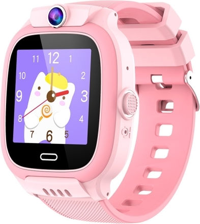 Y36 1.44-inch 4g Video Call Waterproof Smart Children Phone Watch Sos Function Pink