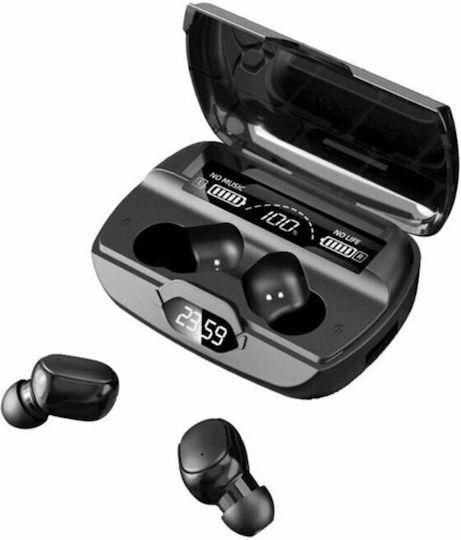 G6 Mirdots In-ear Bluetooth Handsfree Earphones with Charging Case Black view 1
