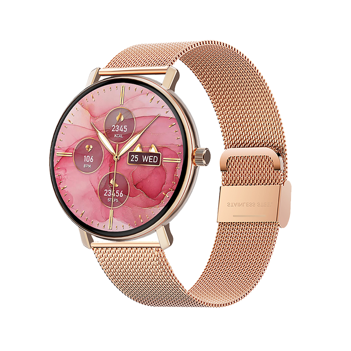 Wiwu SW07 Smartwatch with Heart Rate Monitor Gold