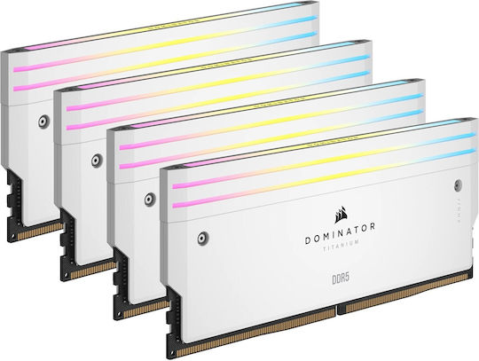Corsair Dominator Titanium RGB XMP DDR5 64GB RAM with 4x16GB Modules and Speed 6000 for Desktop CMP64GX5M4B6000C36W view 5