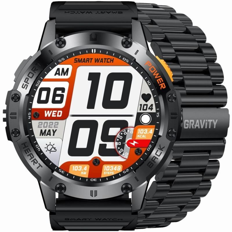 Smartwatch Gravity Gt22-1 Black Gt22