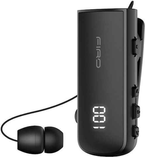Firo H16 In-ear Bluetooth Handsfree Lapel Headset Black