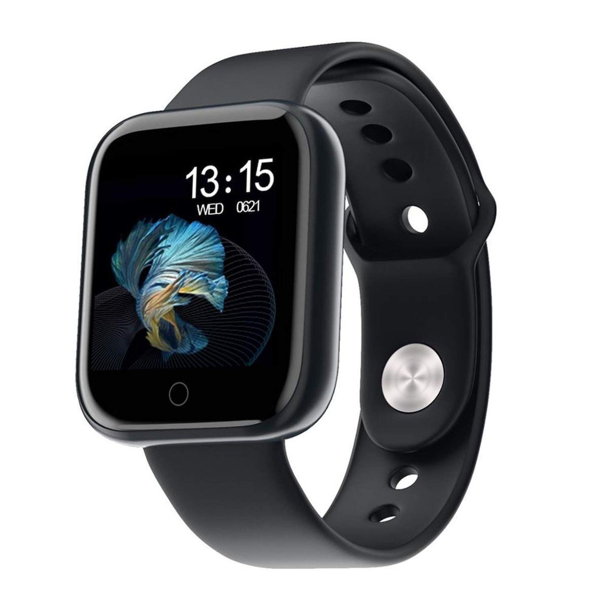 InTime Smartwatch with Heart Rate Monitor (Black) view 3