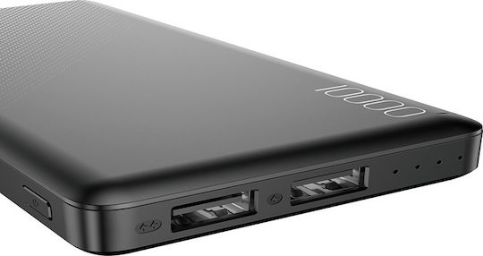 Baseus Mini CU Power Bank 10000mAh with 2 USB-A Ports Black view 2