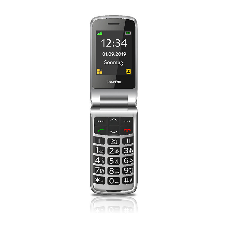 Bea-fon SL495 (2026) Single SIM Mobile Phone with Large Buttons Black view 5