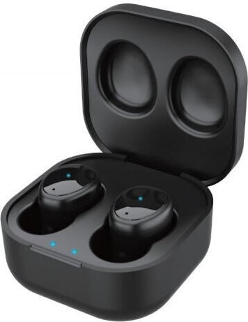 Grixx In-ear Bluetooth Handsfree Earphones with Charging Case Black view 3