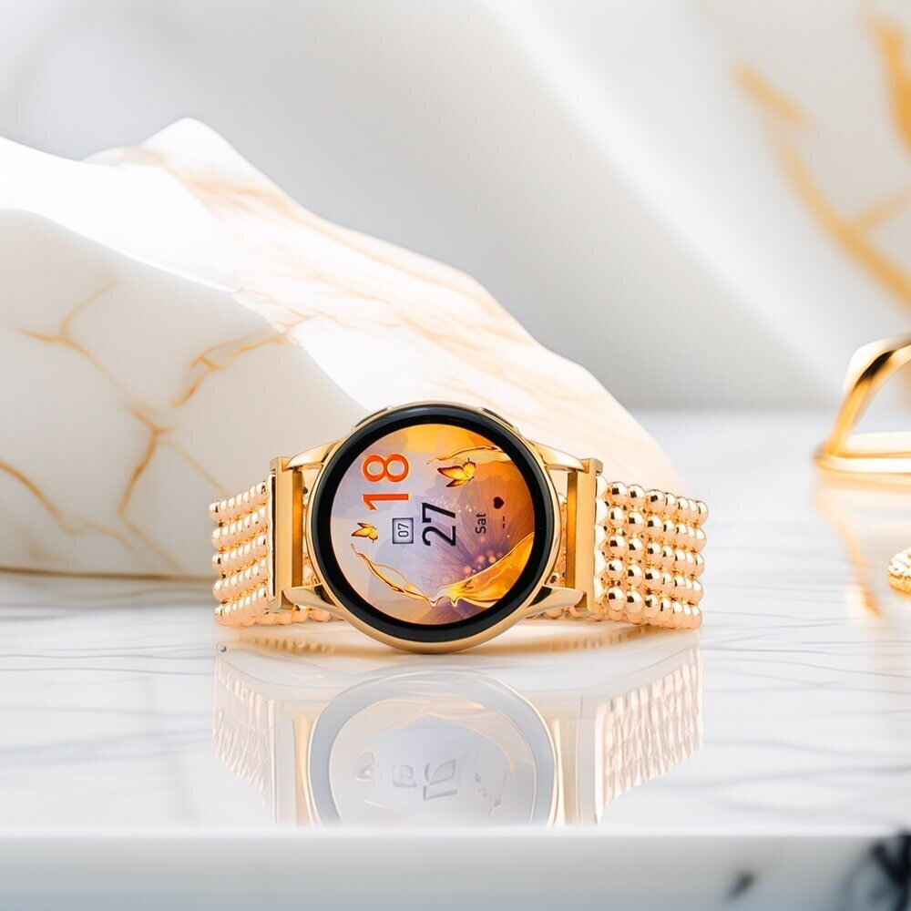 Luna Smartwatch with Heart Rate Monitor Erme Gold view 3