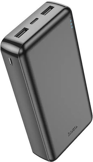Hoco J100A Power Bank 20000mAh 10W with 2 USB-A Ports Black vista 4