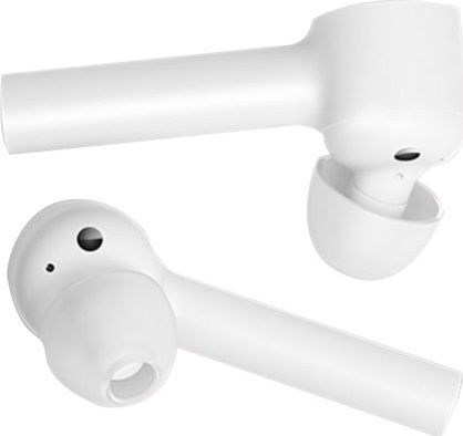 Xiaomi Mi True Wireless Earphones In-ear Bluetooth Handsfree with Sweat Resistance and Charging Case White vue 2