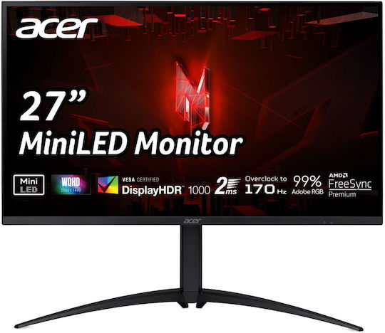 Acer NITRO XV2 VA HDR Gaming Monitor 27" 4K 3840x2160 170Hz with Response Time 2ms GTG