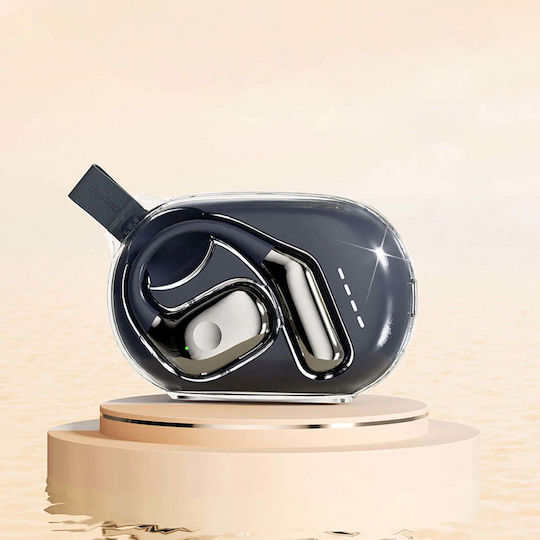 Dudao U17Max Open Ear Bluetooth Handsfree Earphones with Sweat Resistance and Charging Case Black vue 4