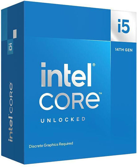 Intel Core i5-14600KF 2.6GHz Processor 14 Core for Socket 1700 Tray view 4