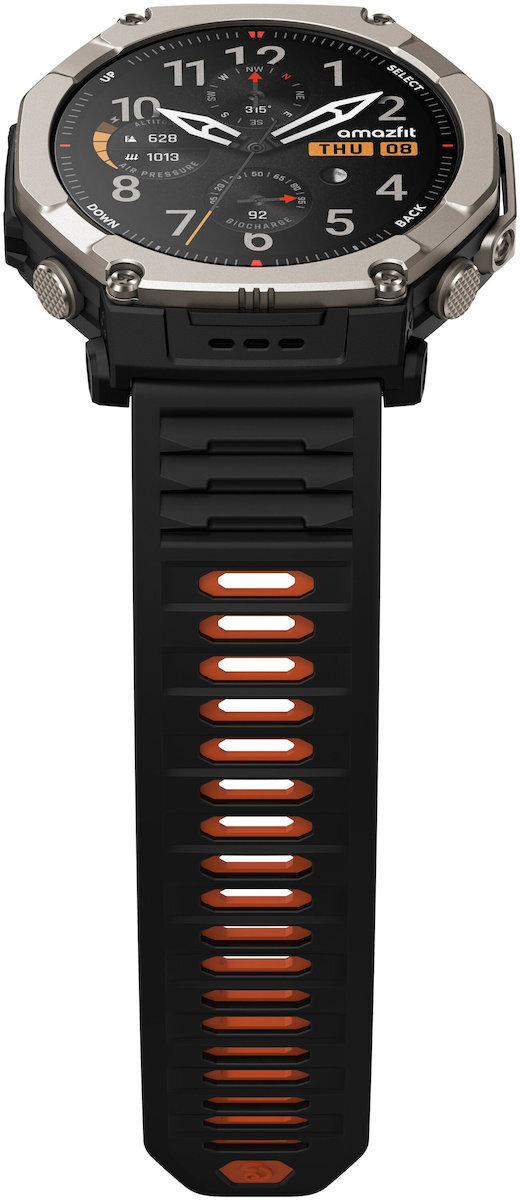 Amazfit T-Rex Ultra 2 Titanium 51mm Waterproof Smartwatch with Heart Rate Sensor Black view 5