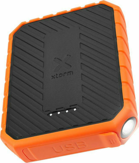 Xtorm Rugged Power Bank 10000mAh 18W with 2 USB-A Ports and USB-C Port Power Delivery / Quick Charge 3.0 Orange view 4
