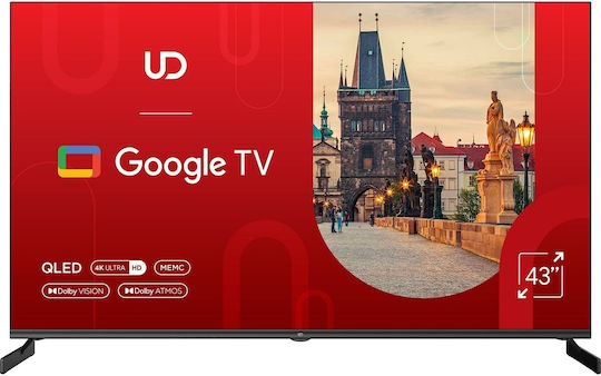 UD Smart Television 43" 4K UHD QLED 43QGU7210S HDR (2024) view 1