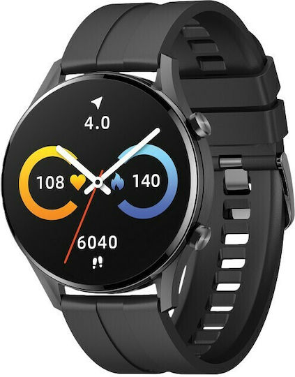 MaxCom FW54 Smartwatch with Heart Rate Monitor (Black)