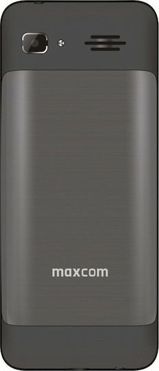 MaxCom MM244 Dual SIM Mobile with Large Buttons Black view 2