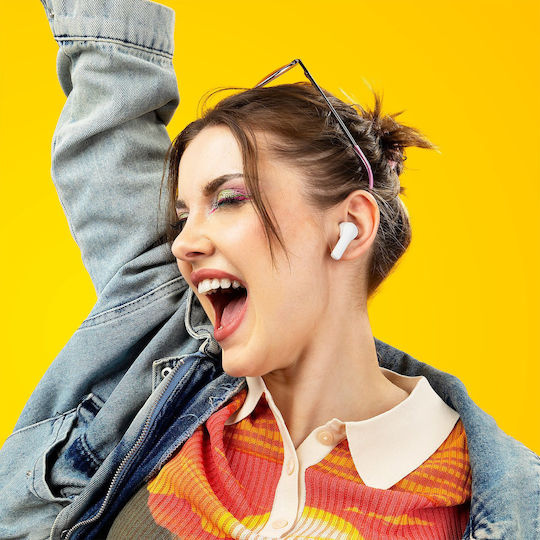 Niceboy Pins 4 In-ear Bluetooth Handsfree Headphones with Sweat Resistance and Charging Case Pink view 4