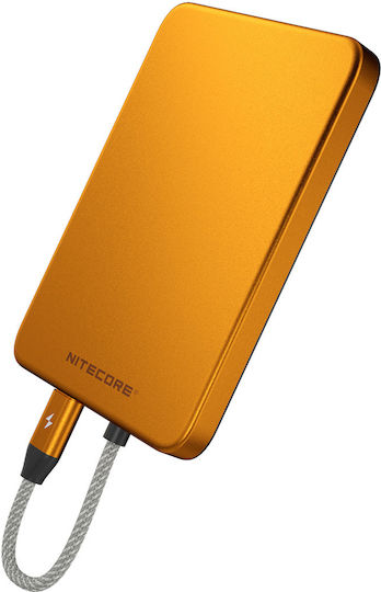 NiteCore Pocket 5 MagSafe Power Bank 5000mAh 22.5W Orange