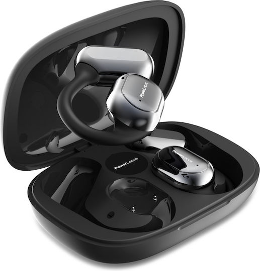 PowerLocus Free X In-ear Bluetooth Handsfree Earphones with Sweat Resistance and Charging Case Black