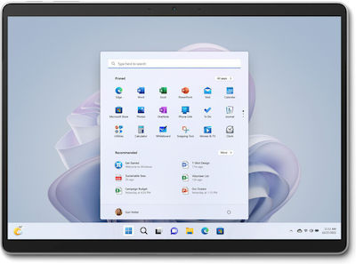 Microsoft Surface Pro 9 13" Tablet (16GB/256GB/i7-1255U/Windows 11 Home) Silver view 3