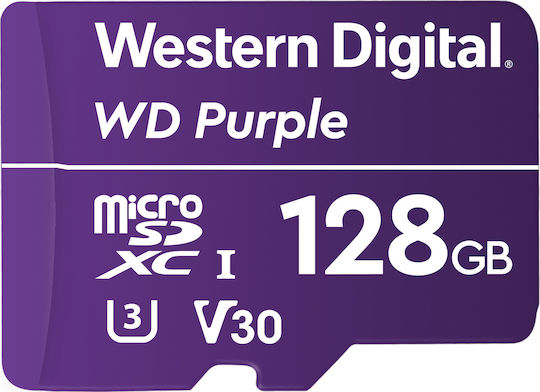 Western Digital WD Purple microSDXC 128GB Class 10 U3 V30 UHS-I