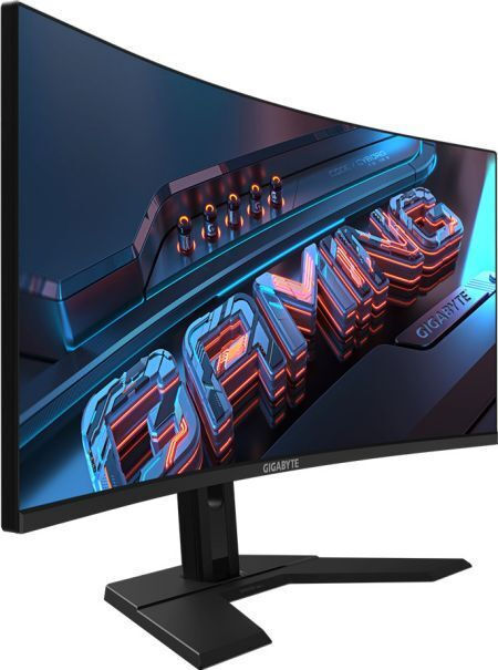 Gigabyte Ultrawide VA HDR Curved Monitor 34" QHD 3440x1440 with Response Time 1ms GTG view 1