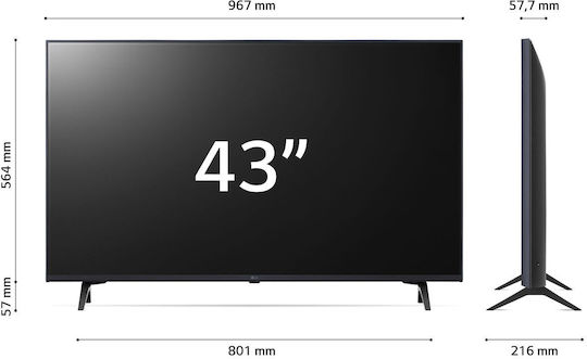 LG Smart Television 43" 4K UHD LED 43UR80003LJ HDR (2023) view 8