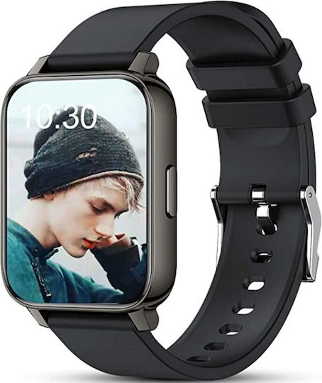 Smartwatch Idealstore Xbest Hd Curved 3d Screen Notifications Health Functions Blood Pressure Monitoring Oxygen Heart Rate Black