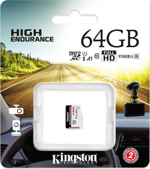 Kingston Endurance microSDXC 64GB Class 10 U1 V10 A1 UHS-I view 4