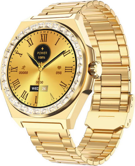 LG72 Pro Max Smartwatch (Gold) view 1