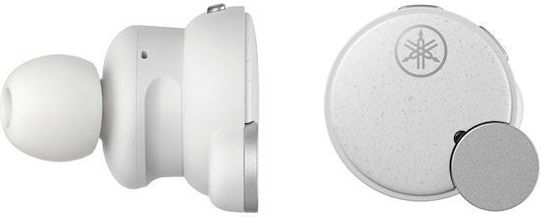 Yamaha TW-E7B In-ear Bluetooth Handsfree Earphones with Sweat Resistance and Charging Case White view 4