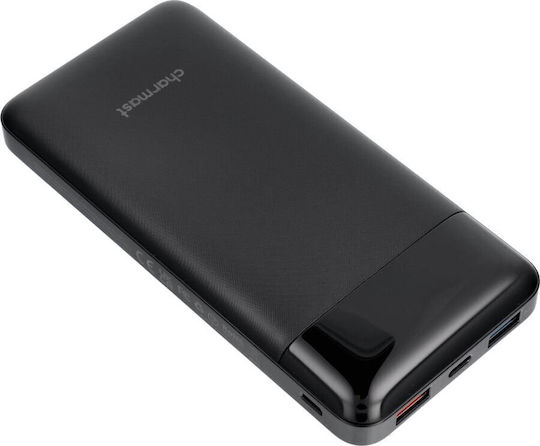 Charmast W2089 Power Bank 20000mAh 22.5W with 2 USB-A Ports Black